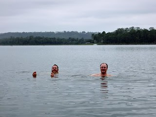 Soaking in the Lake