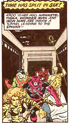 Ah, the Legion of Substitute Avengers. WCA #22 panel