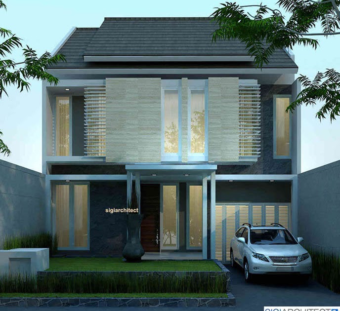  Rumah  Tingkat  Modern Bukalah v