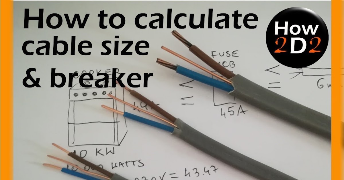 House Wiring Cable Size Pdf