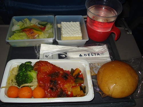 delta airplane food
