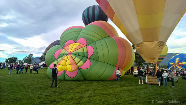 inflating balloons, at the Colorado Springs Labor Day Liftoff
