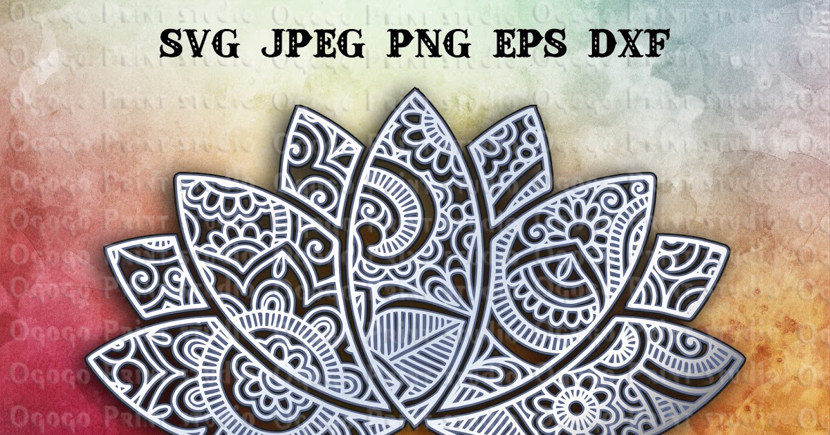 Free Free 109 Layered Dog Mandala SVG PNG EPS DXF File