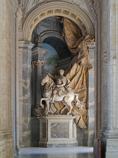 http://commons.wikimedia.org/wiki/File:Charlemagne_Agostino_Cornacchini_Vatican.jpg