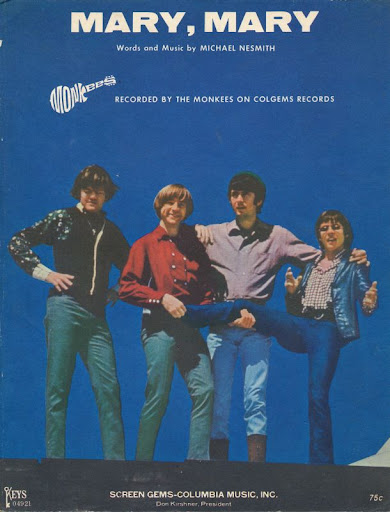 Monkees USA Sheet Music Mary, Mary