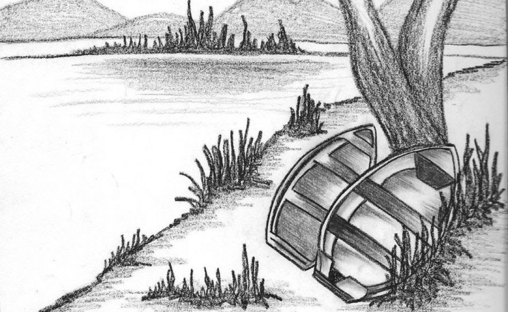 Sunset Drawing Black And White Easy / How To Draw A Sunset Really Easy