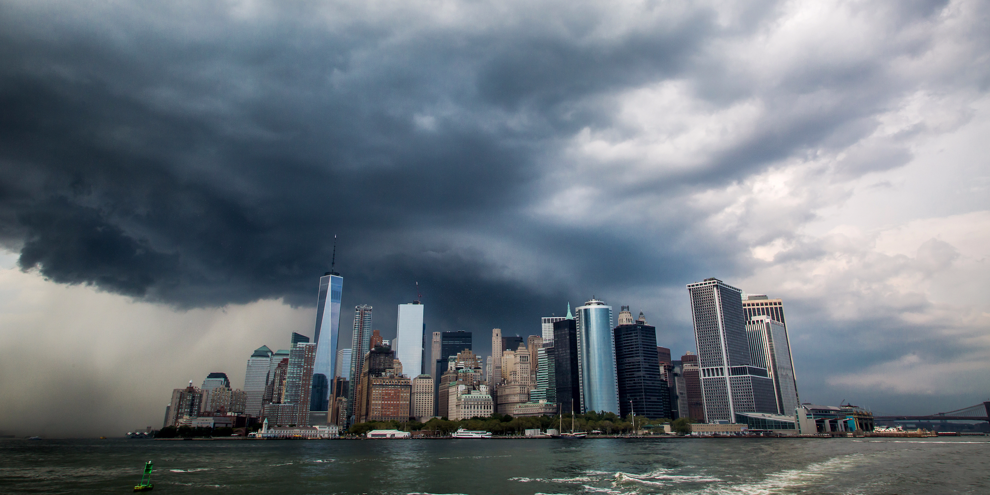 storm over new york wall street