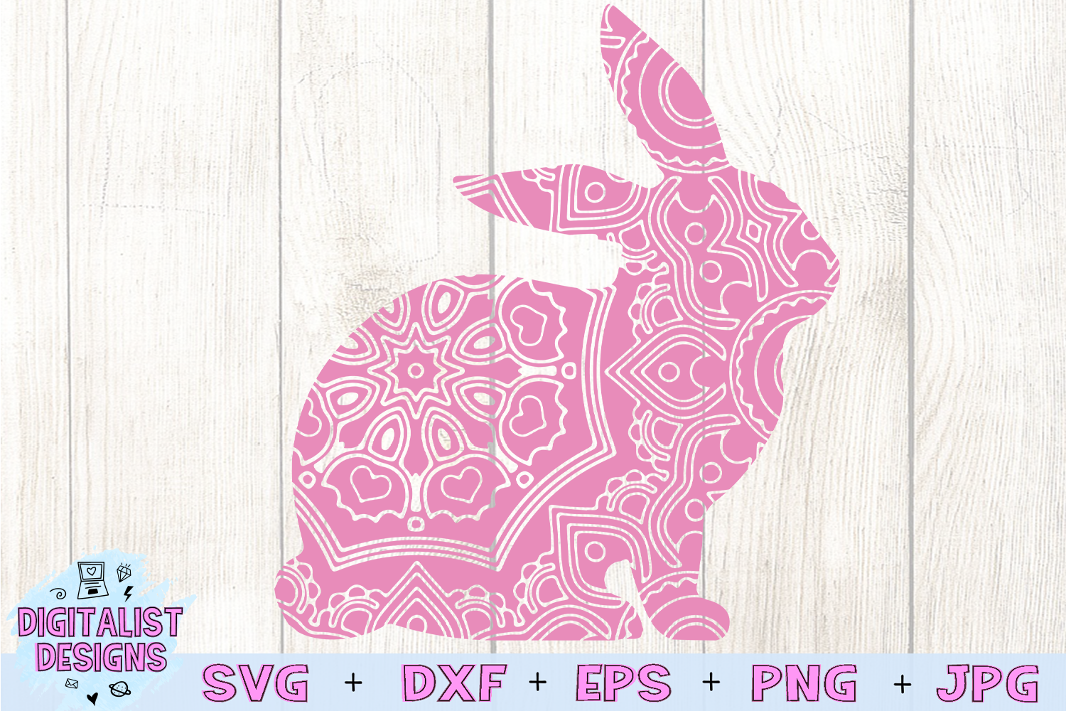 Mandala Bunny Svg - 197+ SVG File for Cricut