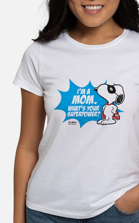 Peanuts Superhero Women's Classic White T-Shirt