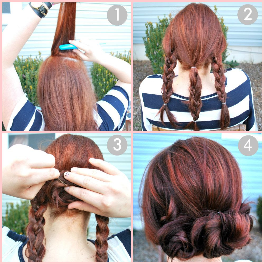10. Braided Bun | Easy Before School Hairstyles For Chic Students