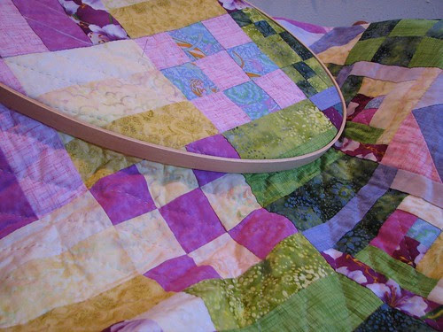 Hand-quilting progress