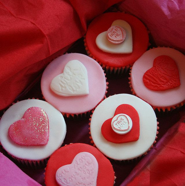 valentine's cupcakes ā„