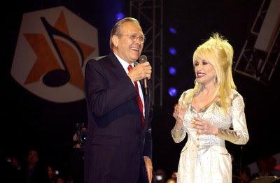 Donald Rumsfeld & Dolly Parton