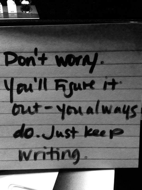 Keep reminding yourself of this.