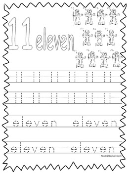 30 Number 11 Worksheet For Preschool - Worksheet Project List