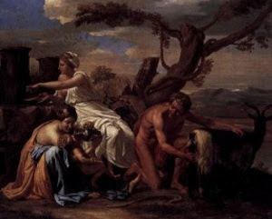 Ο Δίας και οι τροφοί του – Nicolas Poussin (1638)