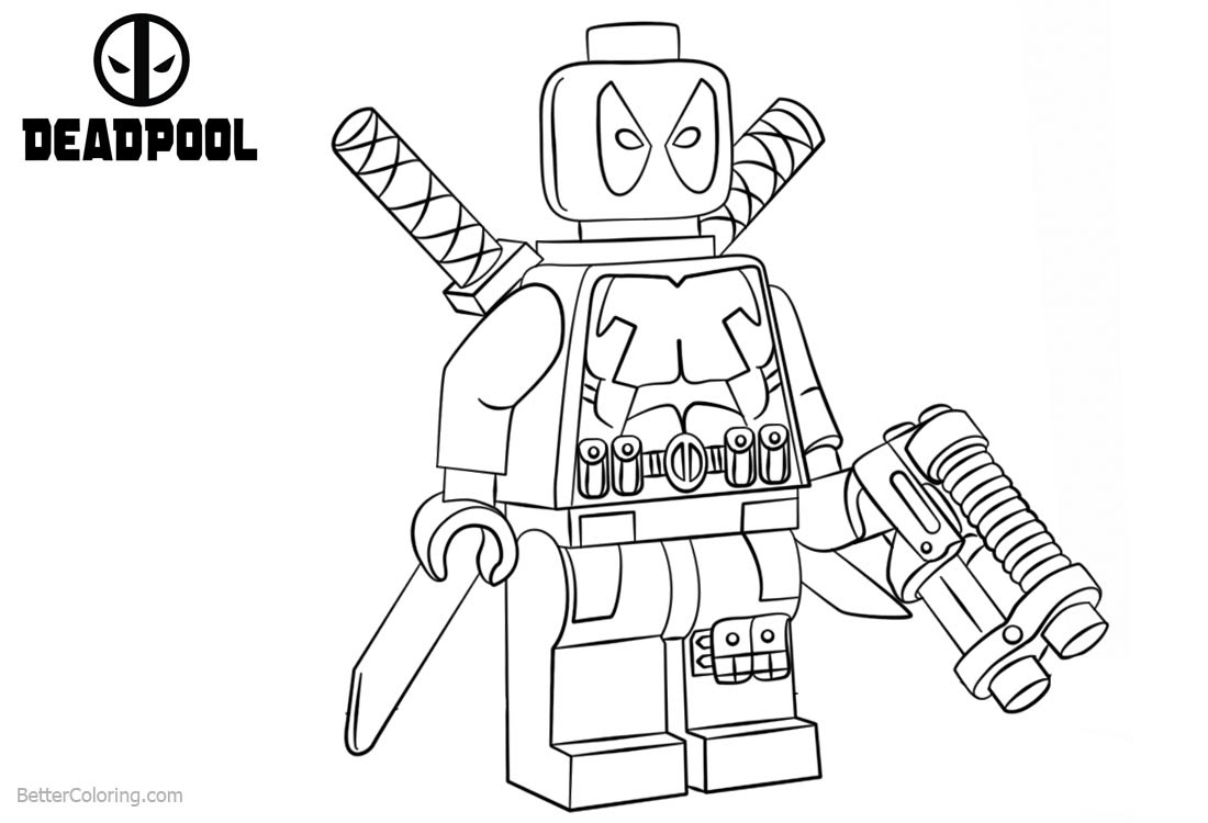 21 [FREE] DEADPOOL COLORING PAGES LEGO PRINTABLE PDF DOWNLOAD ZIP DOCX