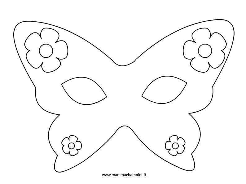 Maschere Di Carnevale Da Disegnare Stampae Colorare