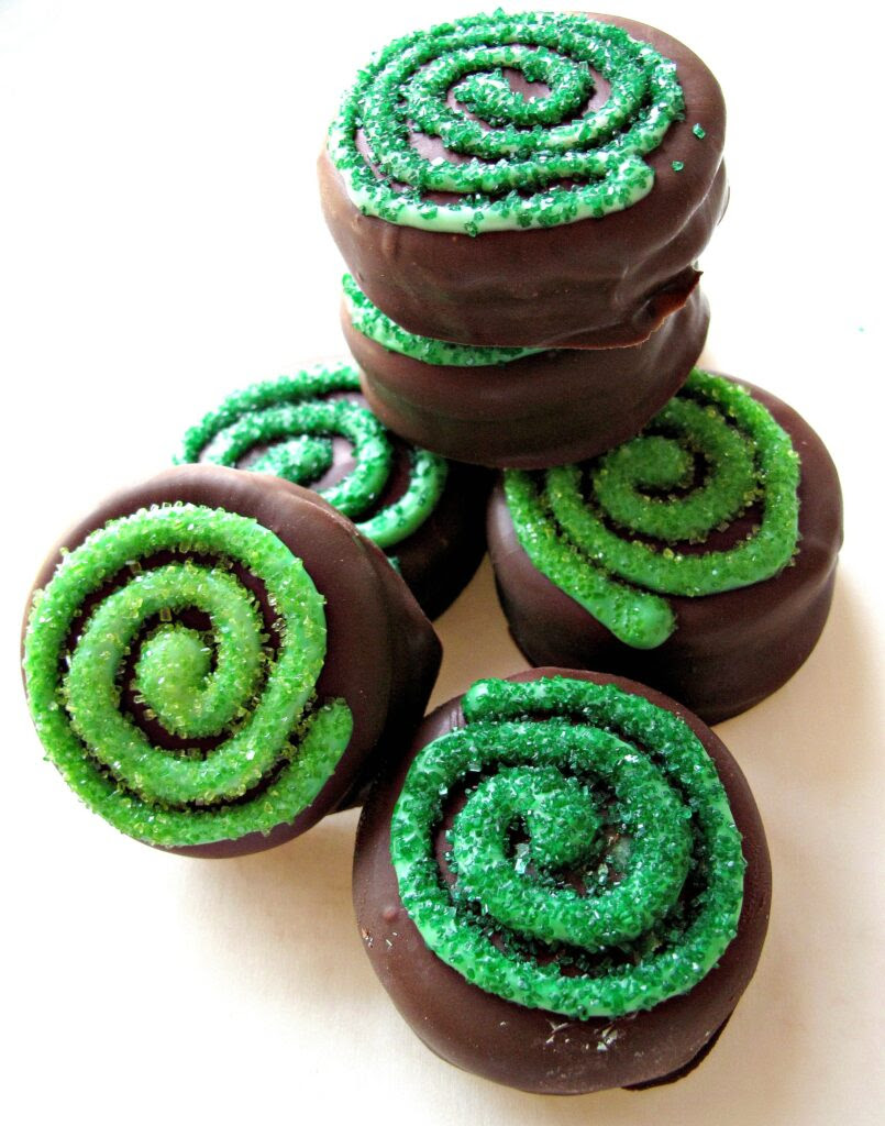 Chocolate Covered Oreos for St. Patrick's Day and Military Care Package #10
