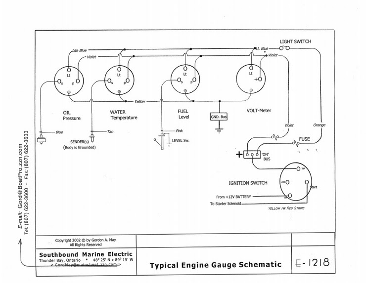 Ford Fuel Gauge Wiring Schematic - Wiring Diagram