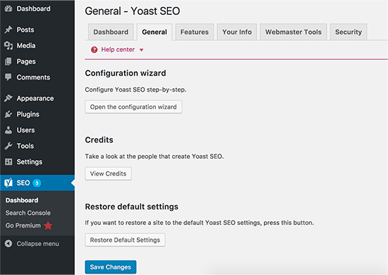 Yoast SEO - General Yoast SEO - General