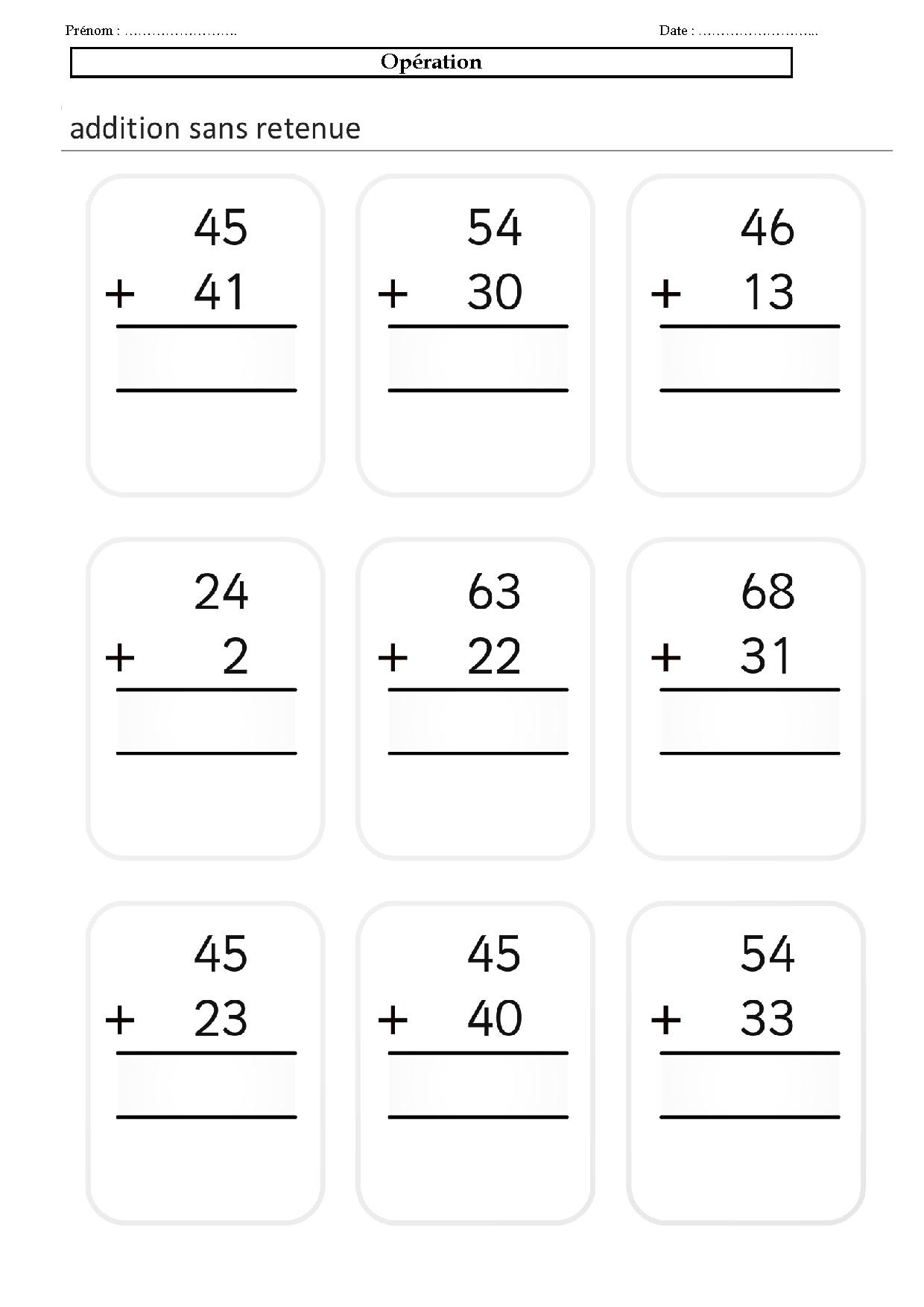 Exercice Addition Avec Retenue Ce2 Pdf Evaluation addition avec retenue ce1 293103-Evaluation addition avec