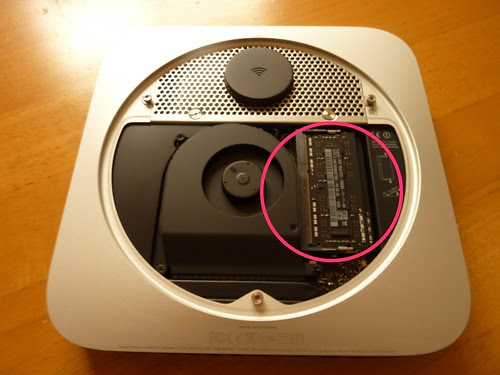 おれとく！: Mac mini (2012 Late) を衝動買い & SSDとメモリの換装