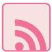 PeachPinkedgeSquareIconRSS
