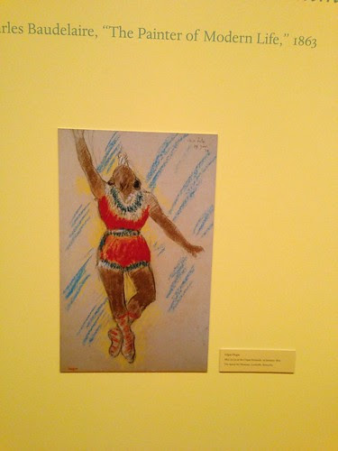 Drawing of Miss La La, Edgar Degas