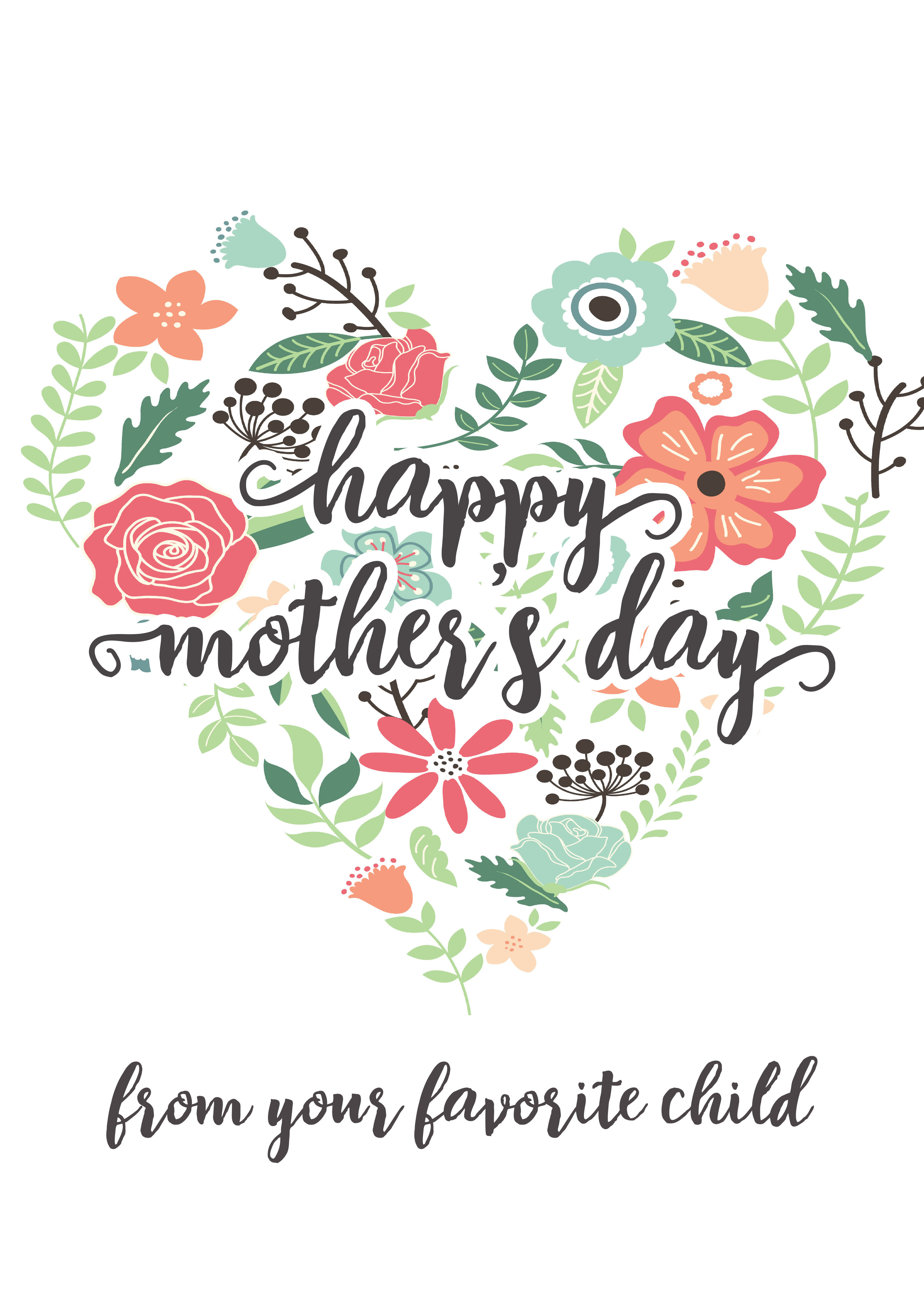 Mothers Day Letter Template