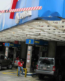 Gasolinera venezolana