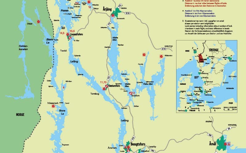 Karta över Dalslands Kanal | Teneriffa Karta
