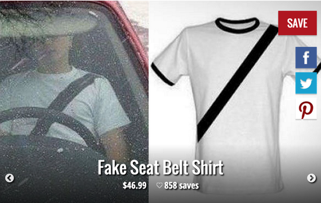 Why wouldn't you just... wear a seatbelt?
