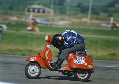 Sintra Air Force Base - Vespa racing in the mid 1980s