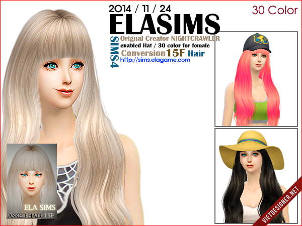 The Sims 4 Blog Sims 4 Hair Conversions By Elasims