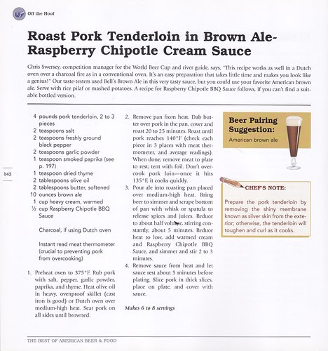 Roast Pork Tenderloin in Brown Ale