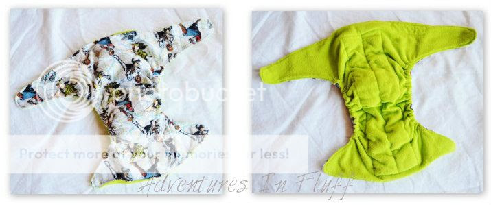 Poodelum & Missy Kate One-Size Fitted Cloth Diaper - Inside and Outside