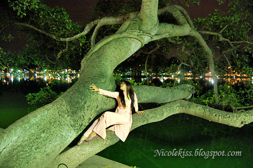 posing with big tree 2