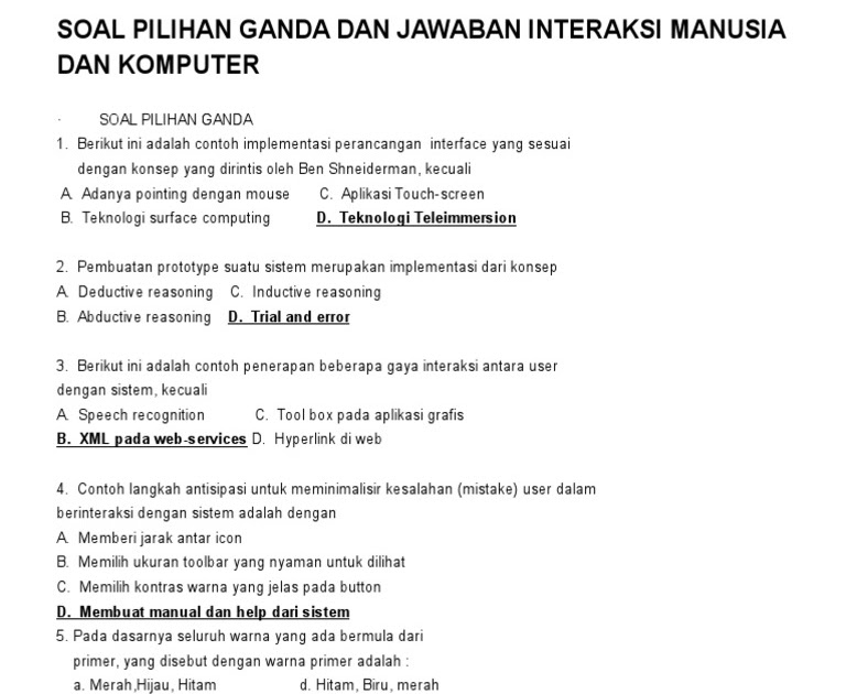 Soal Pilihan Gnda Tentang Sstem Bilangan Beserta Jawabannya - Ruang Belajar