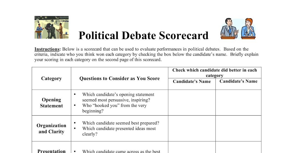 Policy Debate Round Format - DEBATERAI