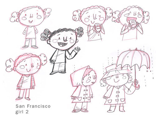SF Girl sketches 2