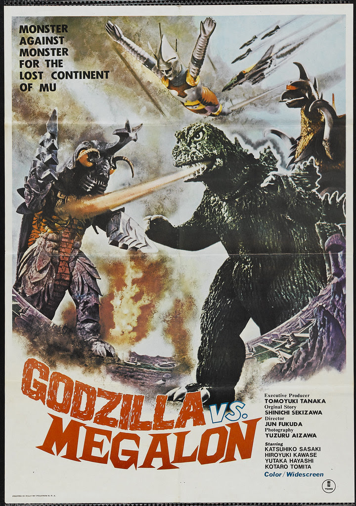 Godzilla vs. Megalon (Toho, 1973). Italian