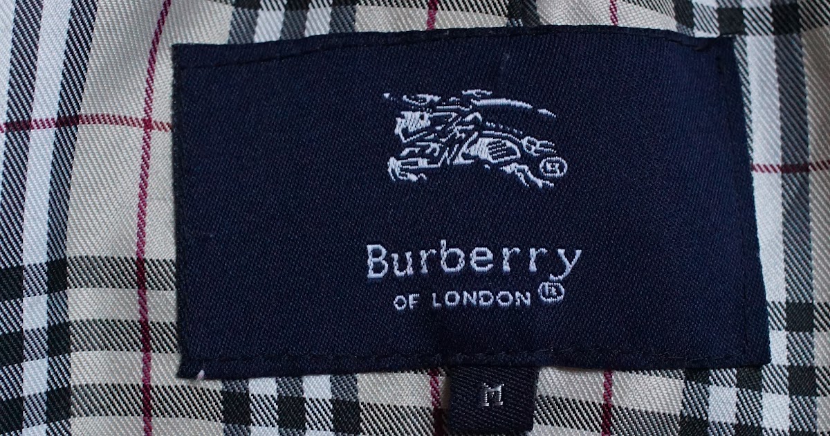 Burberrys Of London Label