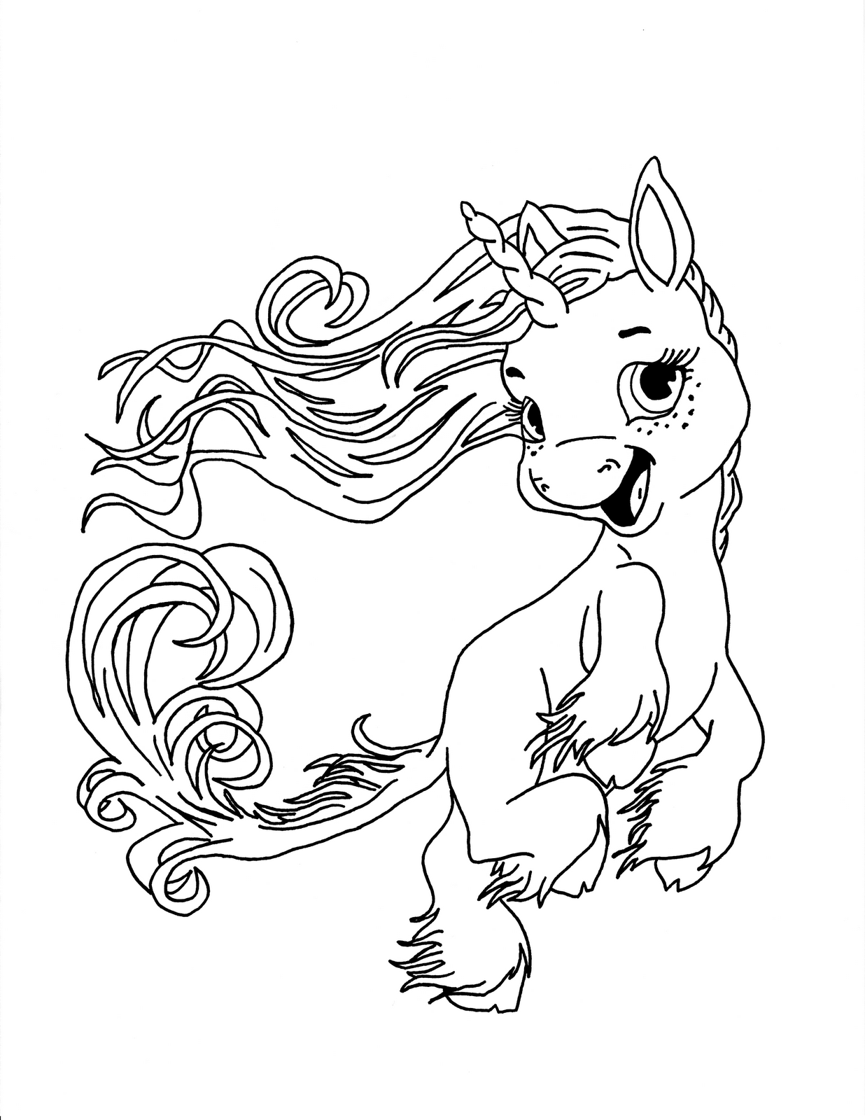 unicorn coloring pages pdf at getcoloringscom free