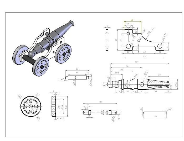 Autocad Mechanical Project Drawings - Polkie Island