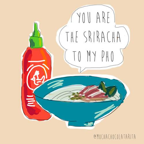 You Are the Sriracha to My Pho