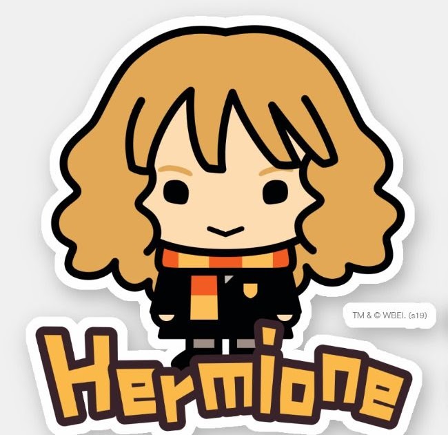 Hermione Granger Harry Potter Cartoon Drawing | Coloring Pages