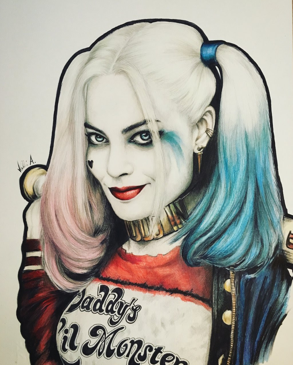 Top For Sketch Harley Quinn Drawing Pencil.
