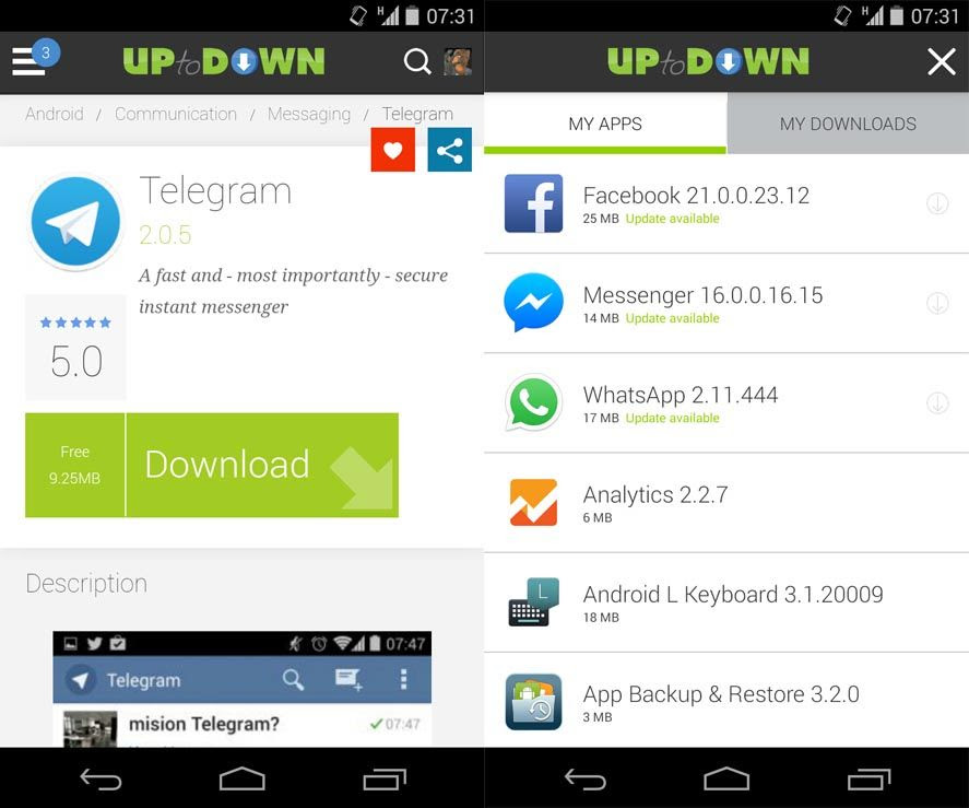 uptodown apk descargar installers