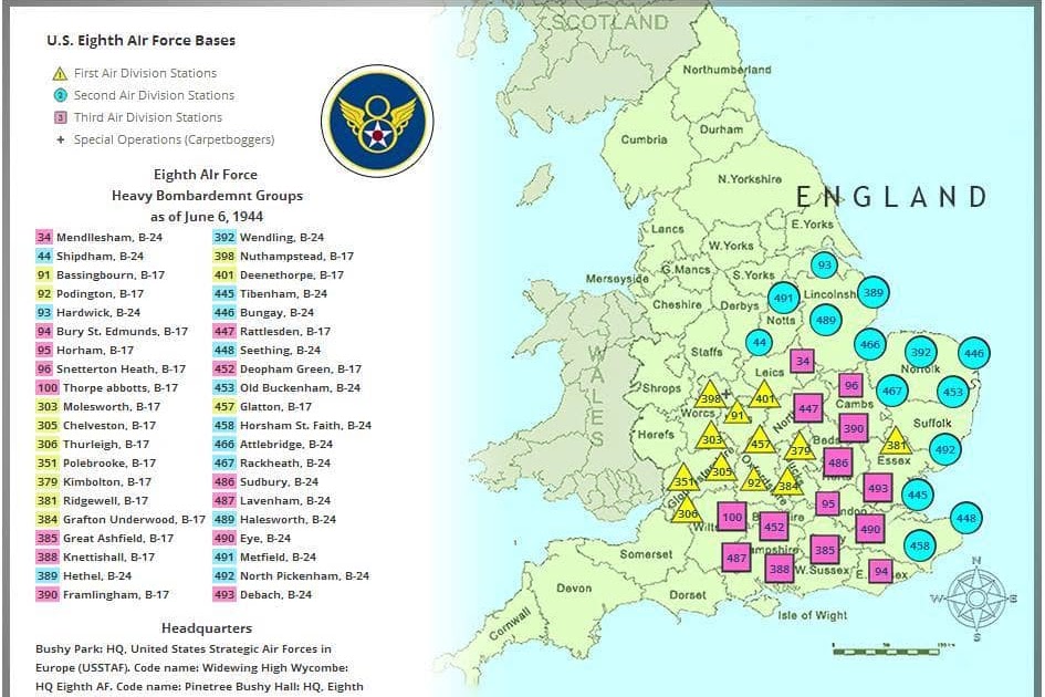 25 Us Air Force Bases Map - Maps Online For You